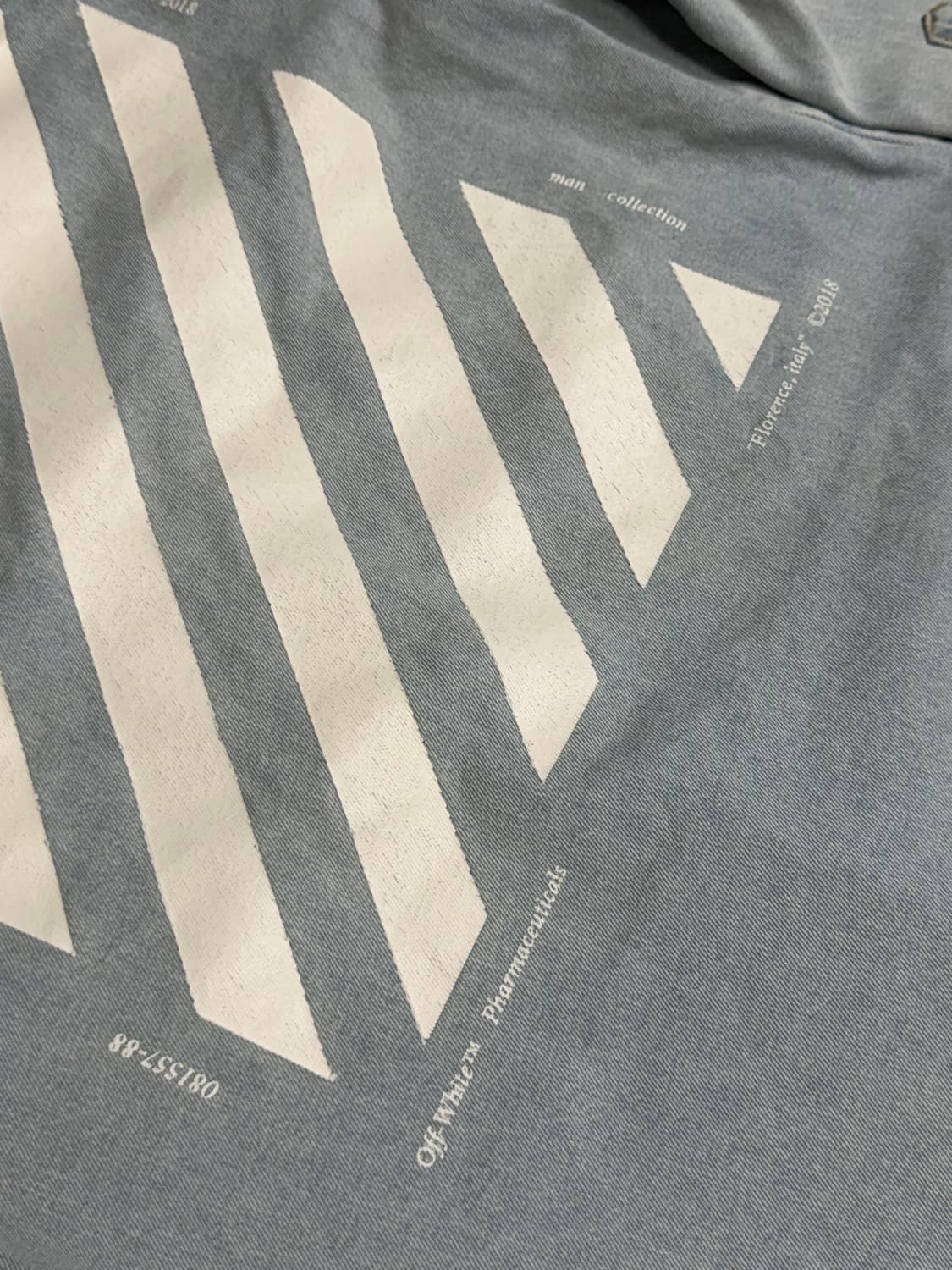 오프화이트 데님 셔츠 자켓 상품이미지6