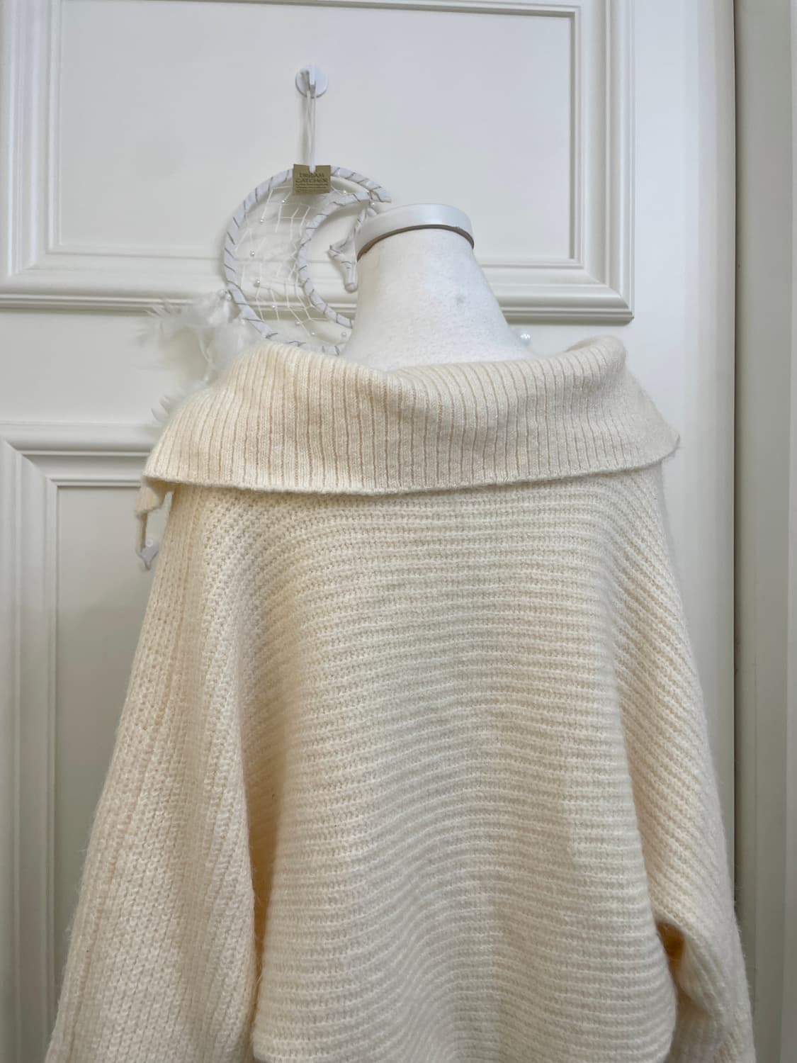 ivory collar crop sweater top(size-F) 상품이미지4