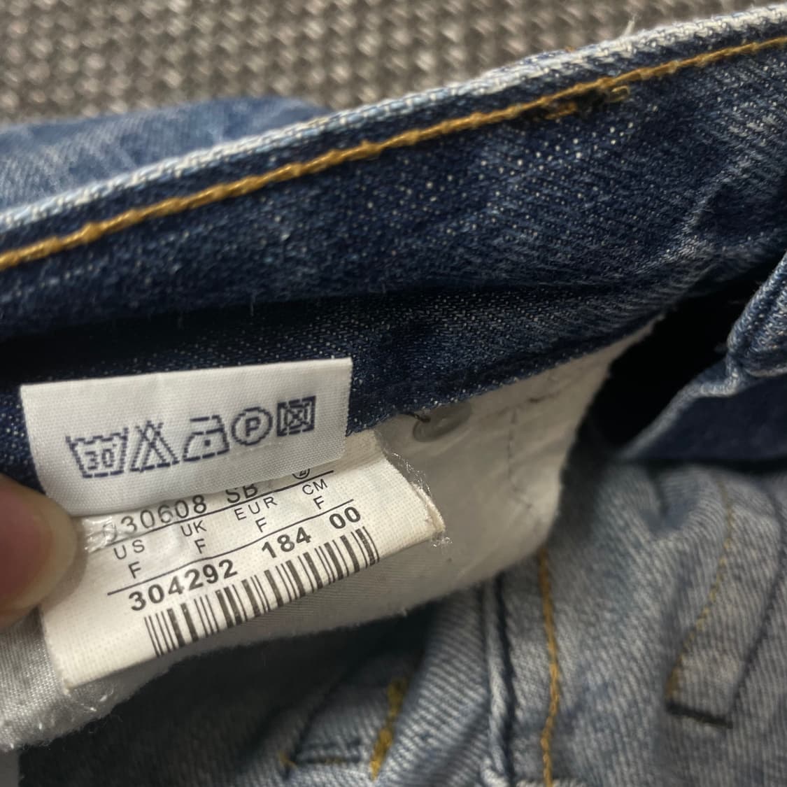  (30) 빈티지 중청 워싱 데님 팬츠  상품이미지5