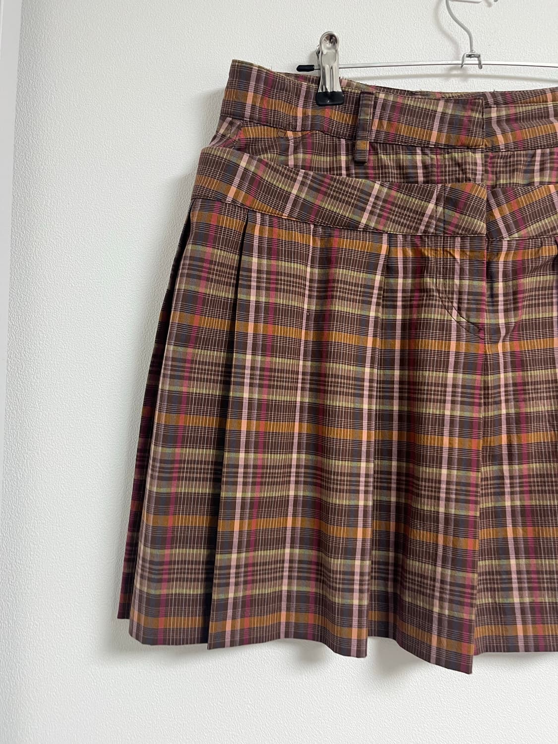 유럽 빈티지 체크 스커트 상품이미지7