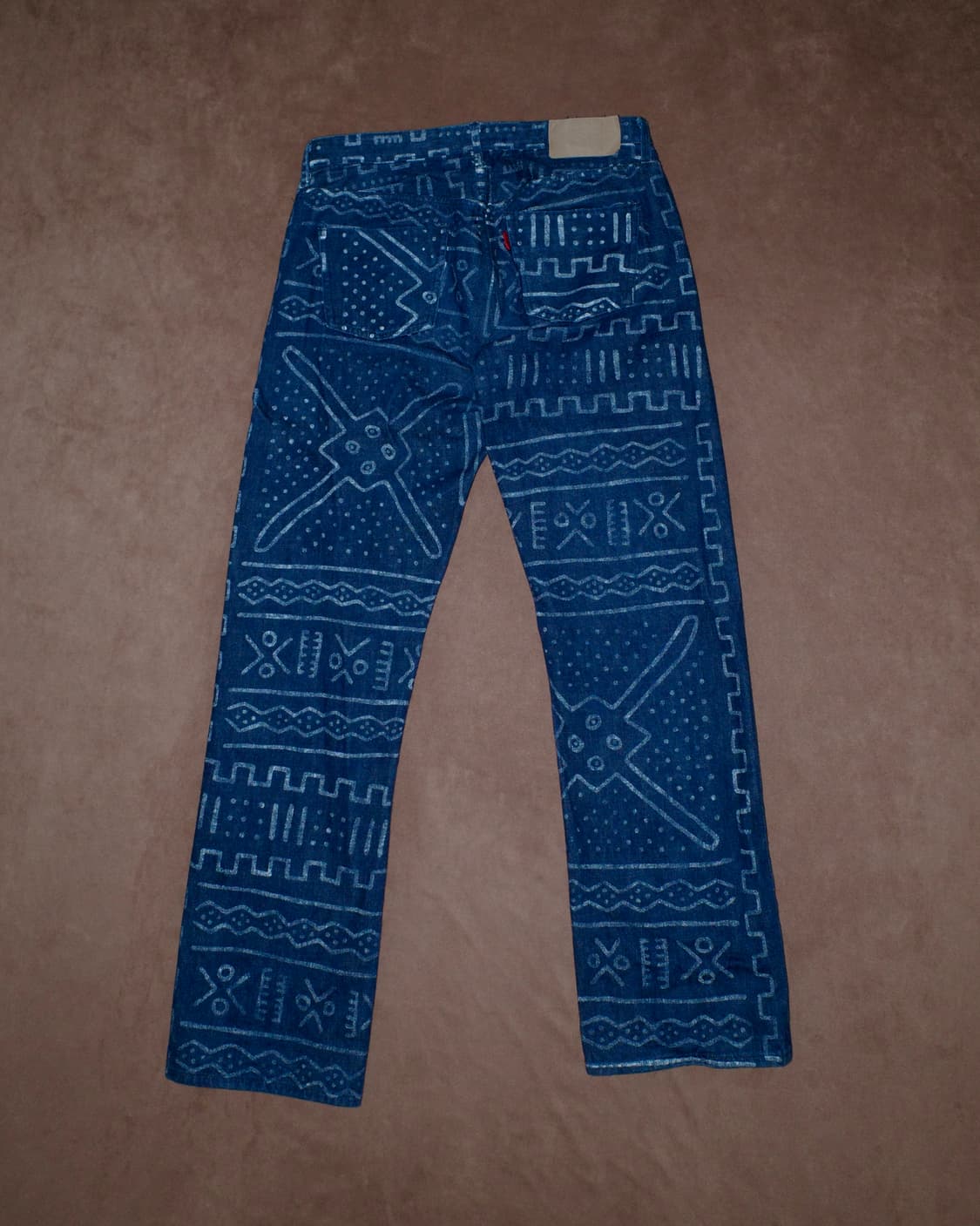 사스콰치패브릭스 네이티브 페인팅 데님 팬츠 상품이미지5