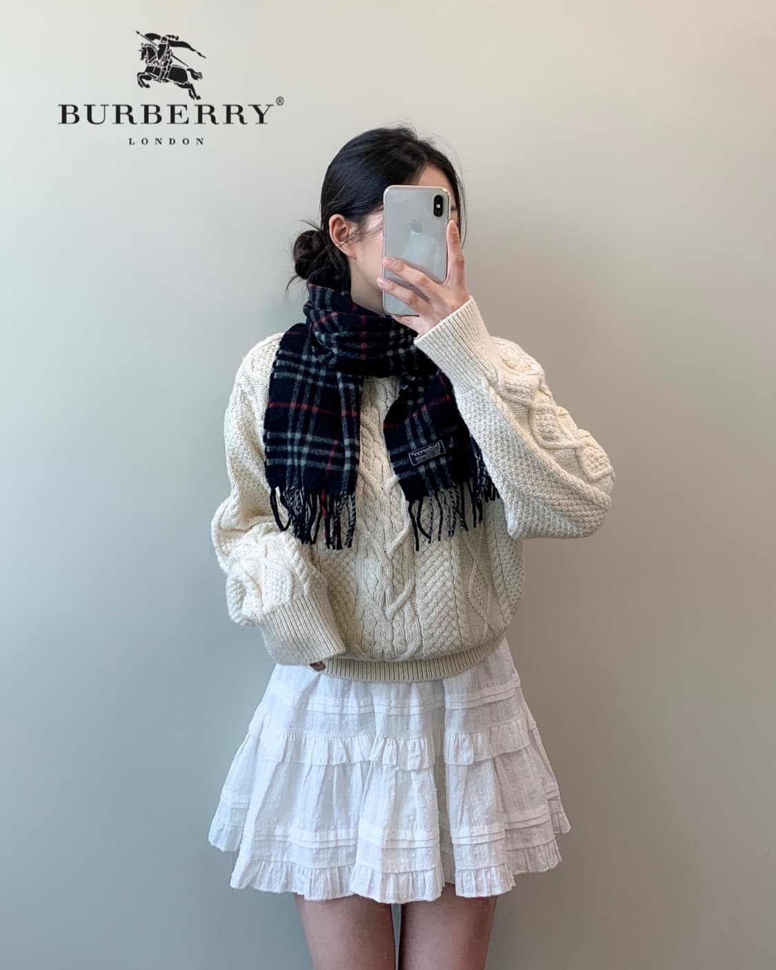 버버리 캐시미어 머플러  상품이미지3
