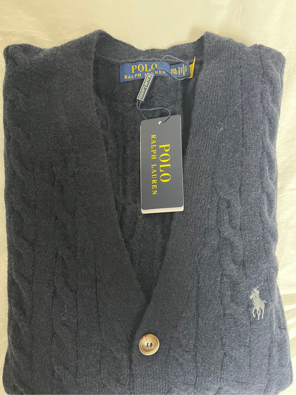 폴로 케이블 니트 울 캐시미어 가디건 상품이미지5