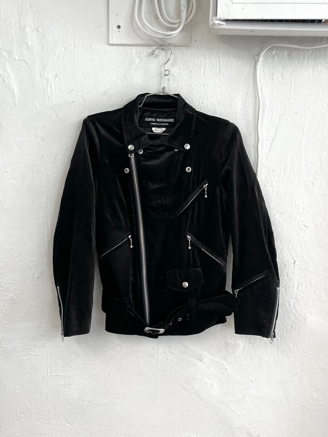 준야와타나베 2012SS 벨루어 라이더 자켓 상품이미지4