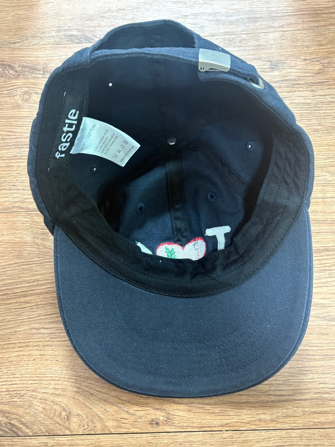 페슬 일자챙 모자 볼캡 네이비 상품이미지2