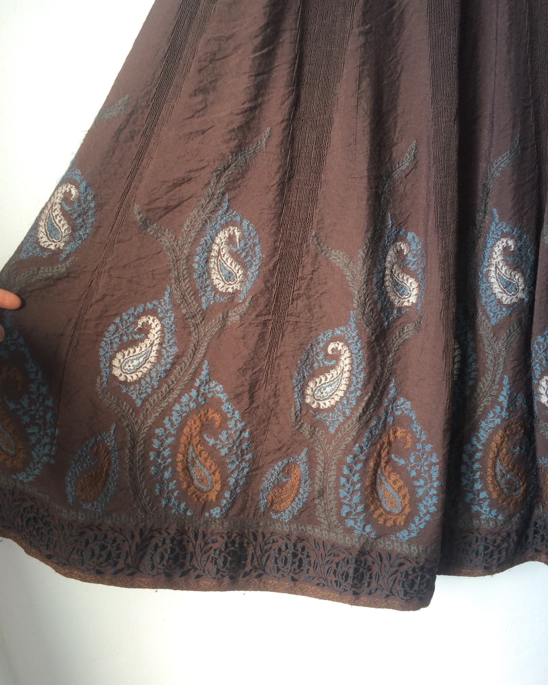 Pattern point long skirt 상품이미지3