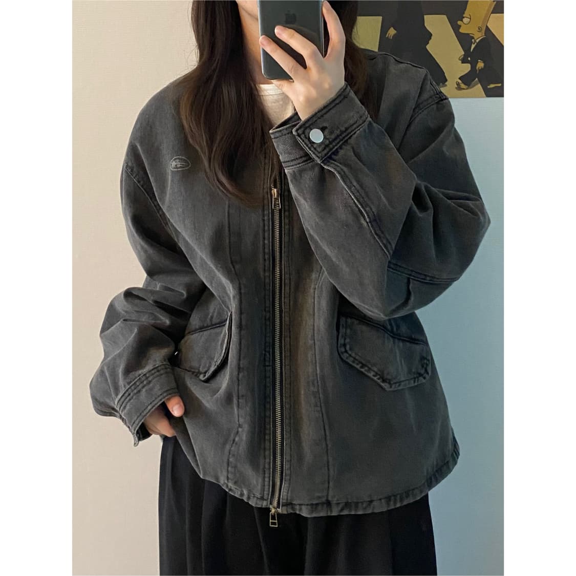 나이스고스트클럽 데님자켓 상품이미지1