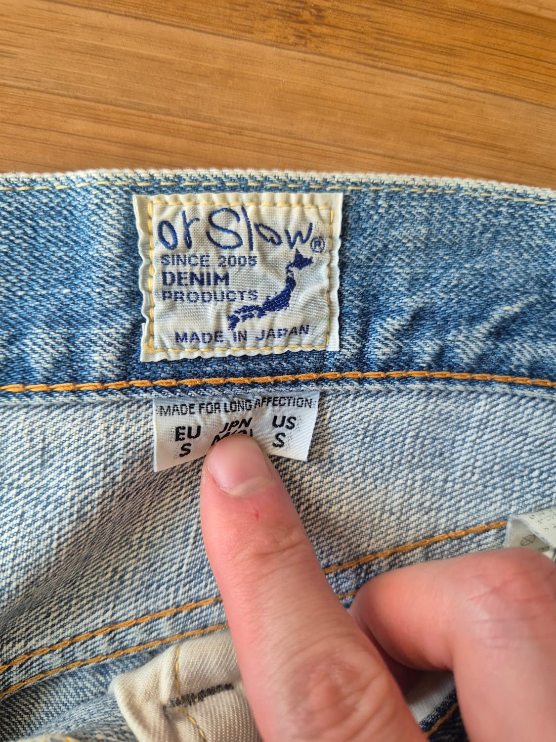 오어슬로우 3year 107 데님(2 사이즈) 상품이미지2