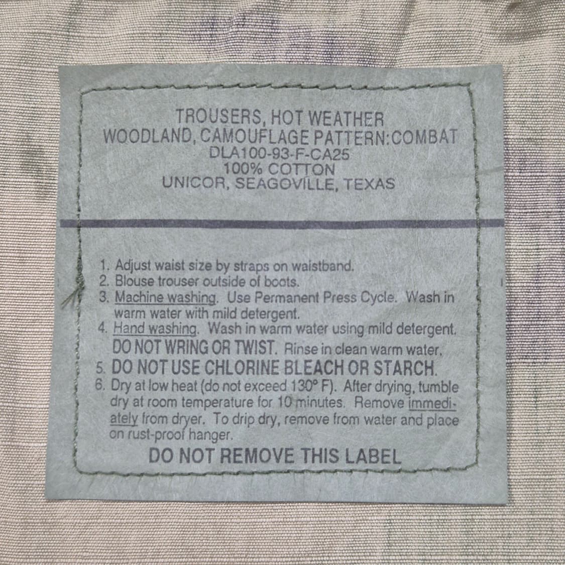 [M]미군 우드랜드 BDU - 673 상품이미지3