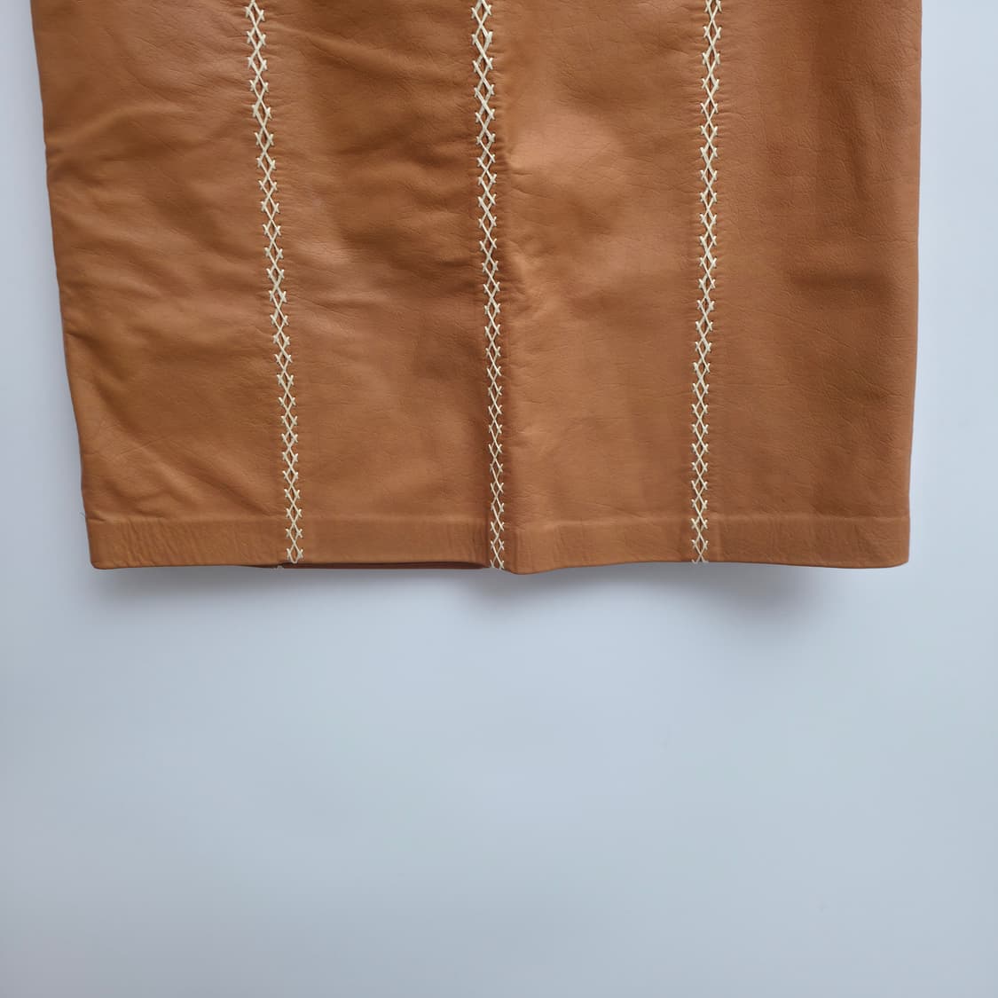 GAP 갭 브라운 레더 스커트 상품이미지3