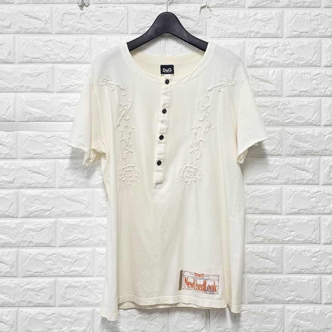 D&G 돌체앤가바나 헨리넥 반팔티 L 상품이미지1
