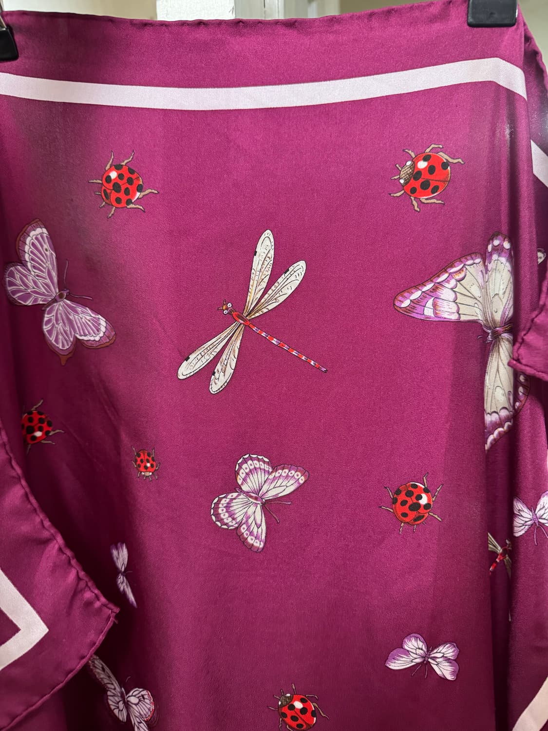 체리와인 빈티지 스카프 상품이미지4