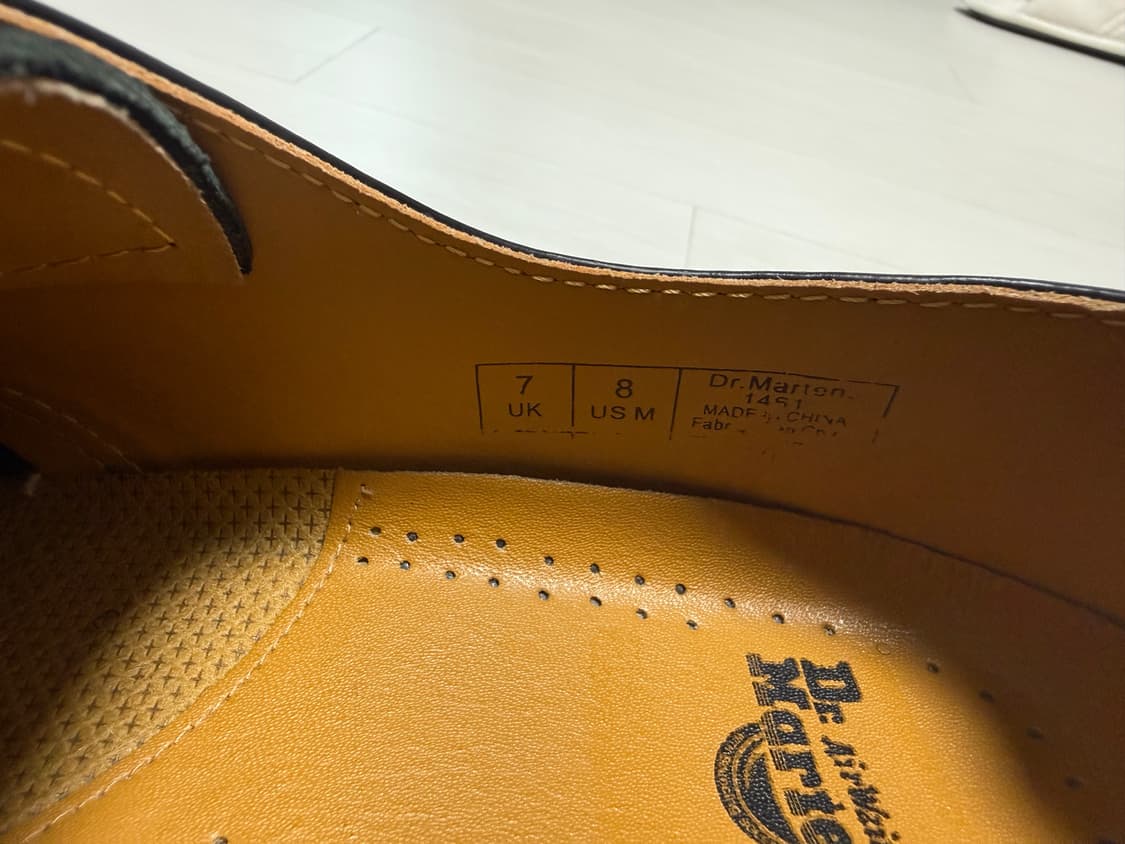 닥터마틴 1461 스무스블랙 uk7 260 상품이미지3