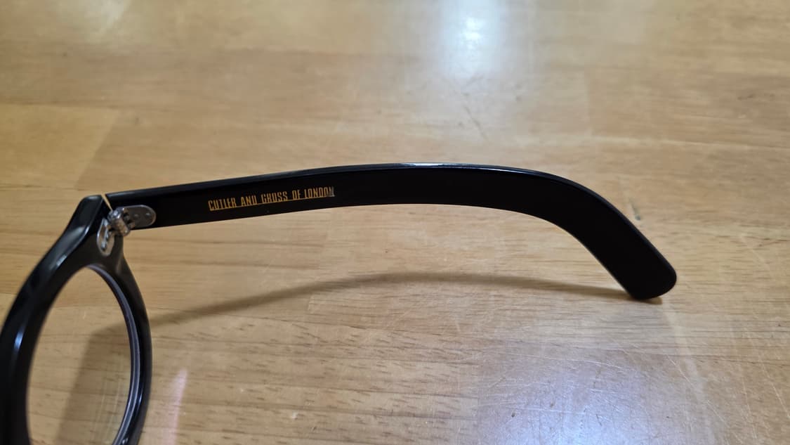 커틀러앤그로스 0737 블랙 뿔테 안경 상품이미지3