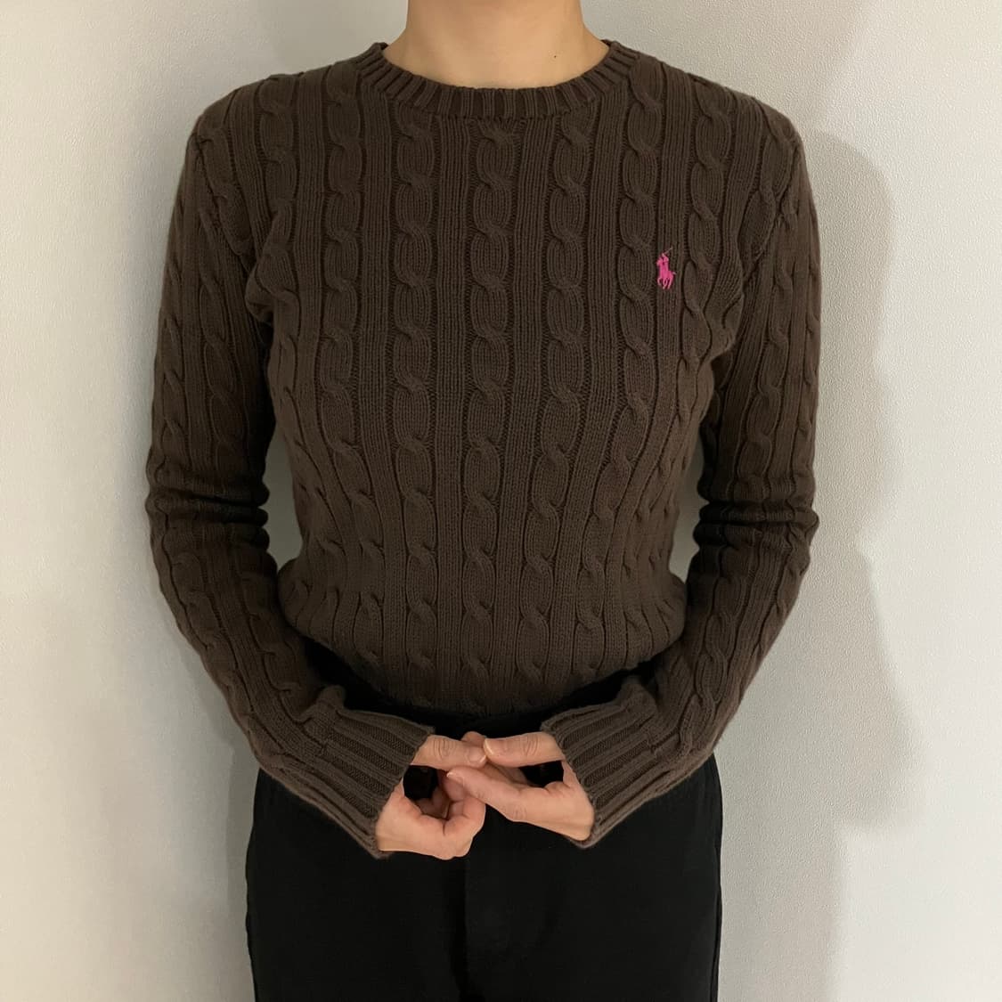 폴로 랄프로렌 니트 브라운 상품이미지1