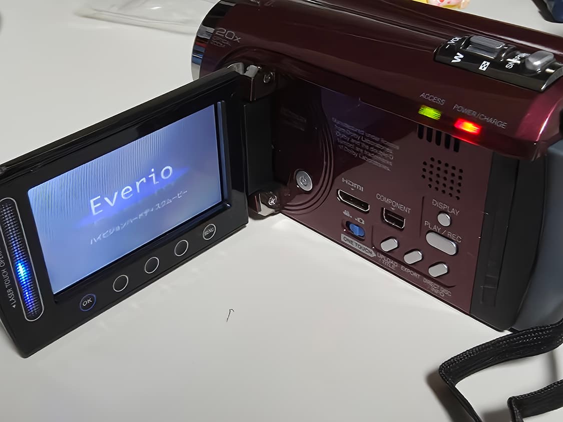 JVC 에버리오 GZ-HD300 빈티지 디지털캠코더 상품이미지6