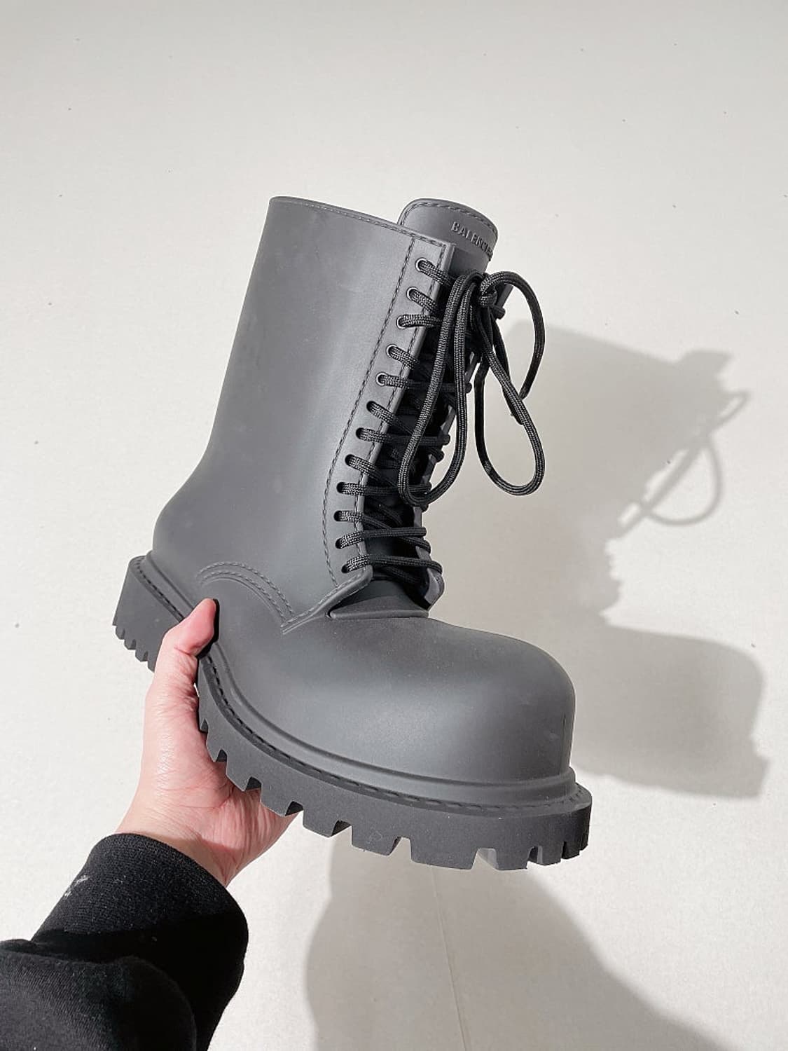 (정품/새상품) 발렌시아가 남성 블랙 풀 에바 스테로이드 부츠 상품이미지1