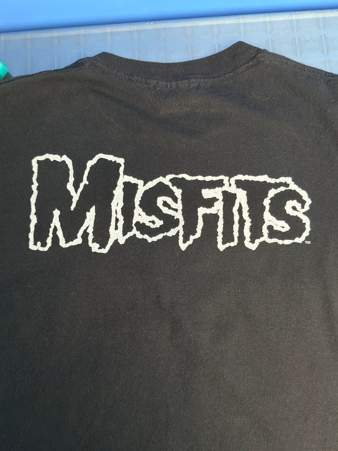 (M) OG 00s Misfits 미스피츠 크림슨 고스트 밴드티 상품이미지4