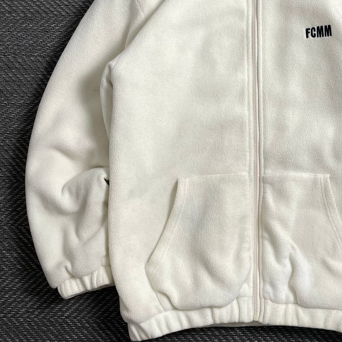 FCMM 빅로고 누빔 플리스 후드 집업 y 4485 상품이미지6