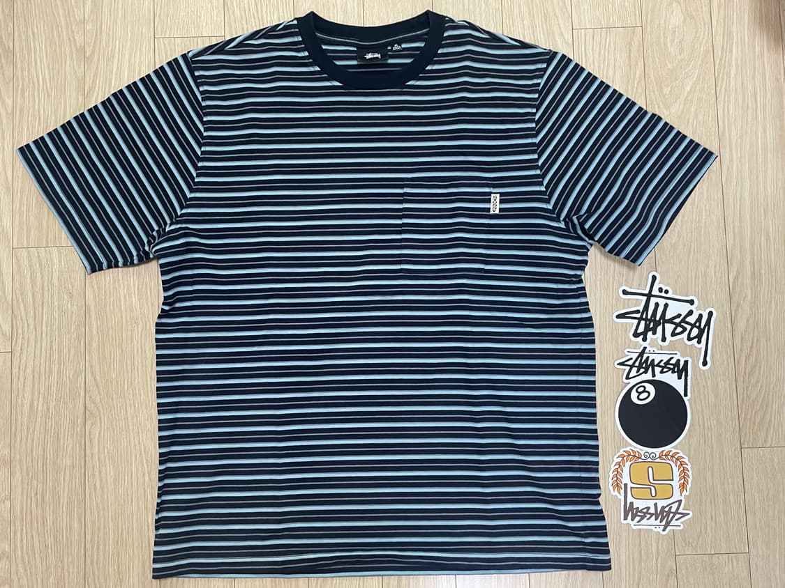스투시 스트라이프 티셔츠m 상품이미지1