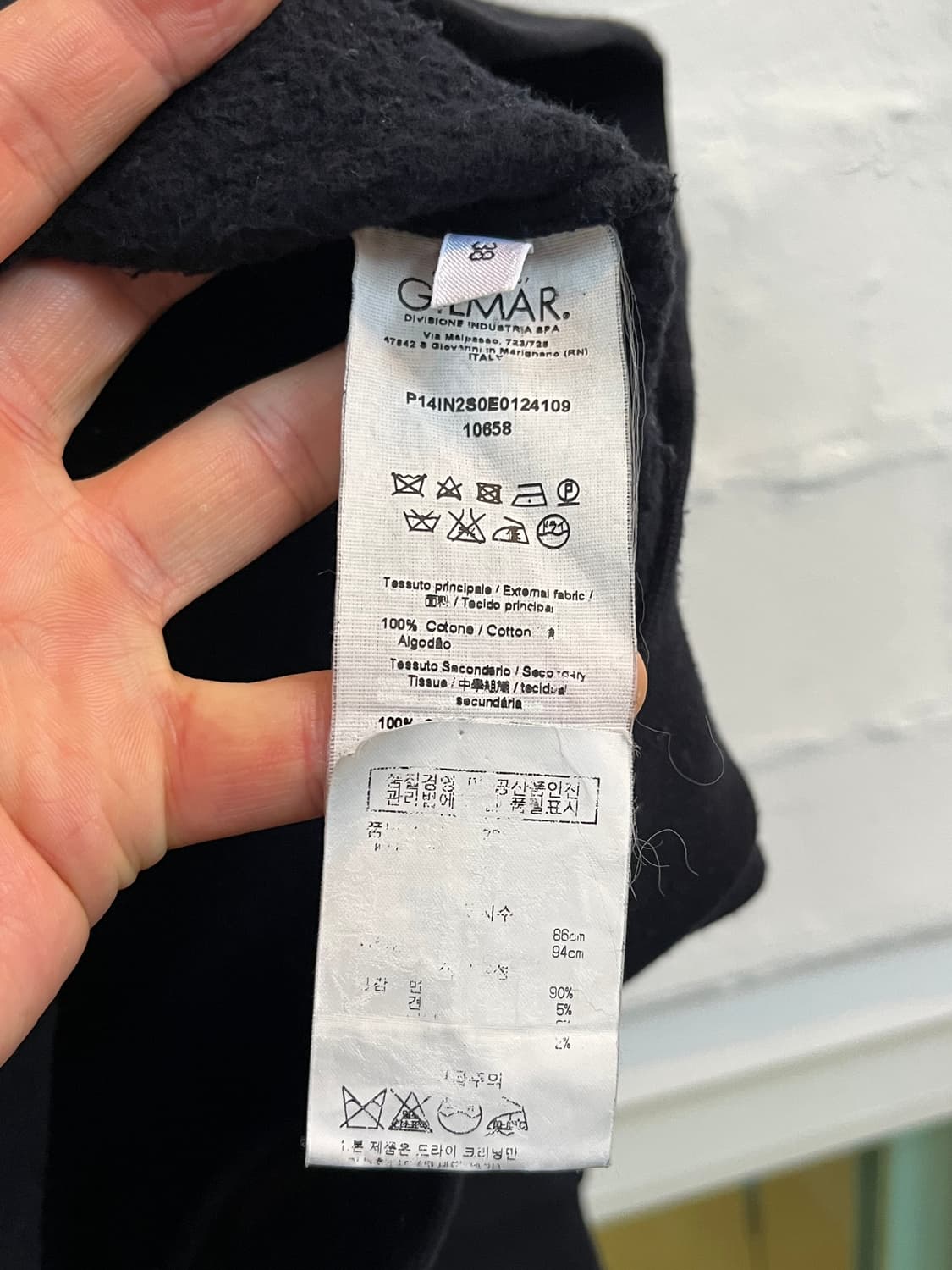 N21 블랙 레이스 슬리브 스웻 셔츠 38 상품이미지5