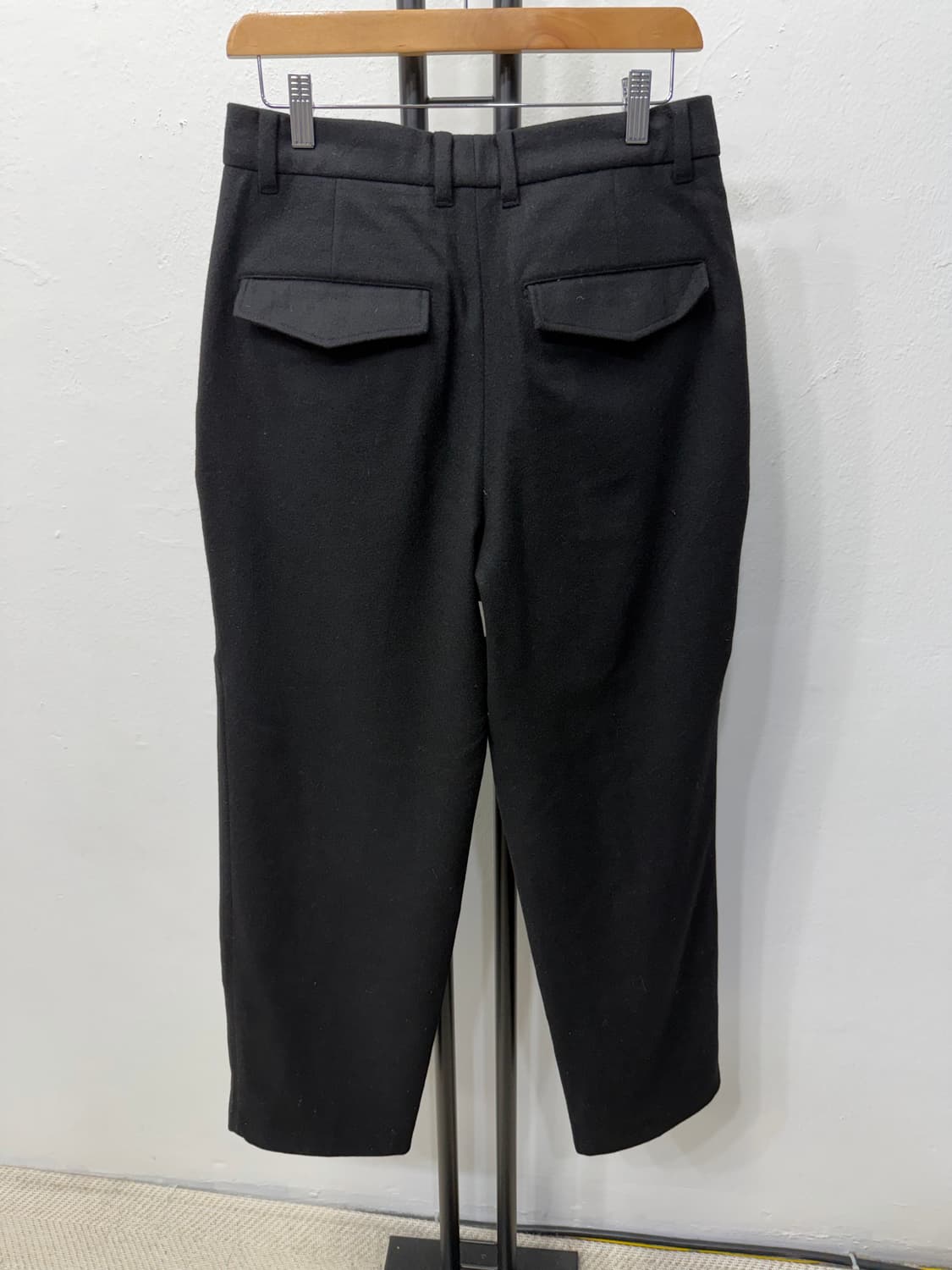 정품) 타임옴므 24ss 캐시미어 와이드 슬랙스 팬츠 78(30) 상품이미지5