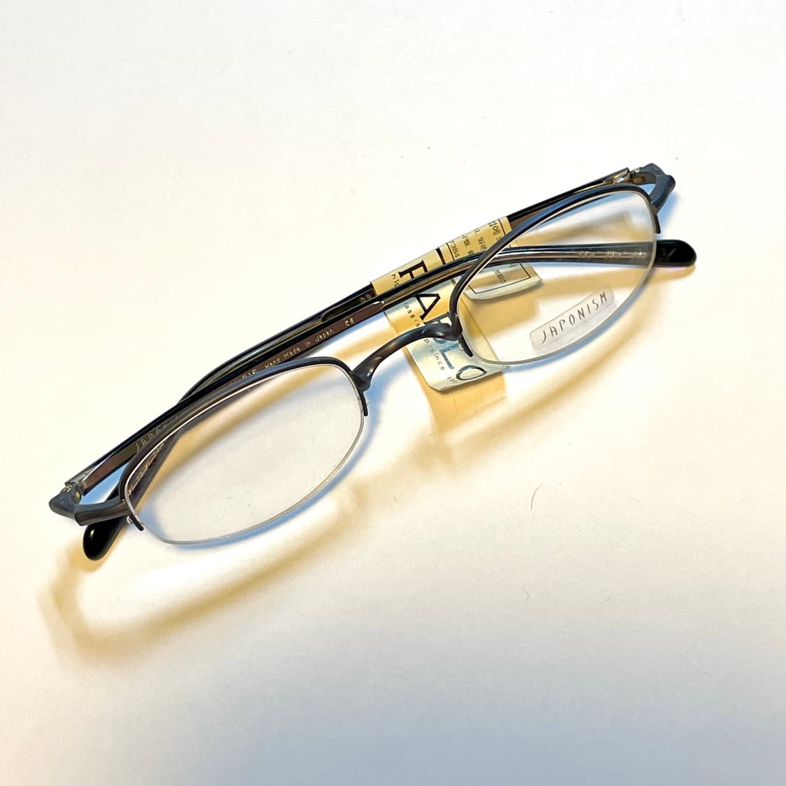 JAPONISM 자포니즘 사의 빈티지 반무테 안경  상품이미지1