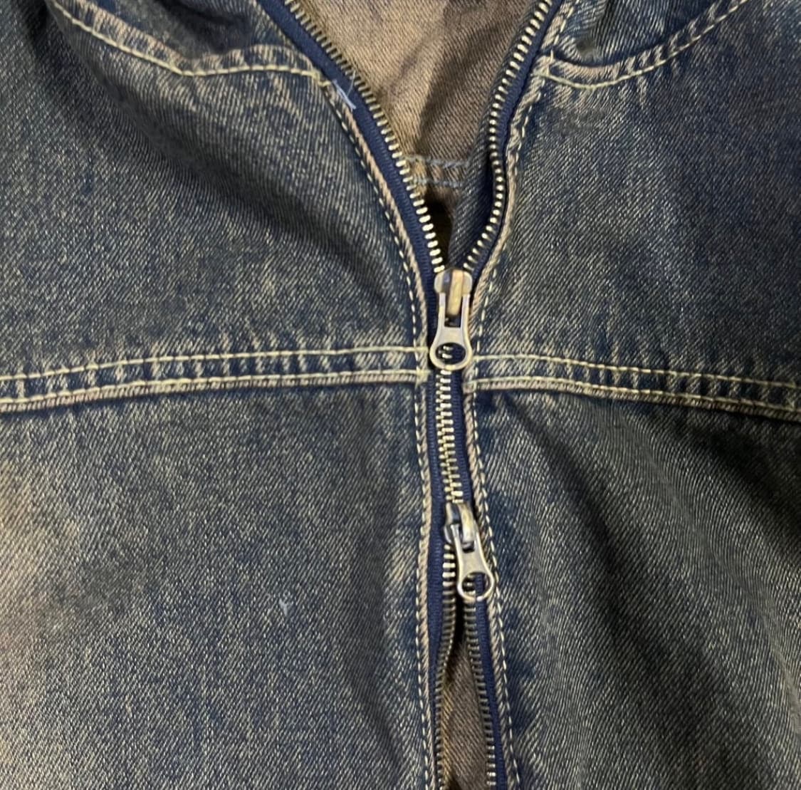 빈티지 흑청 워크자켓 상품이미지2