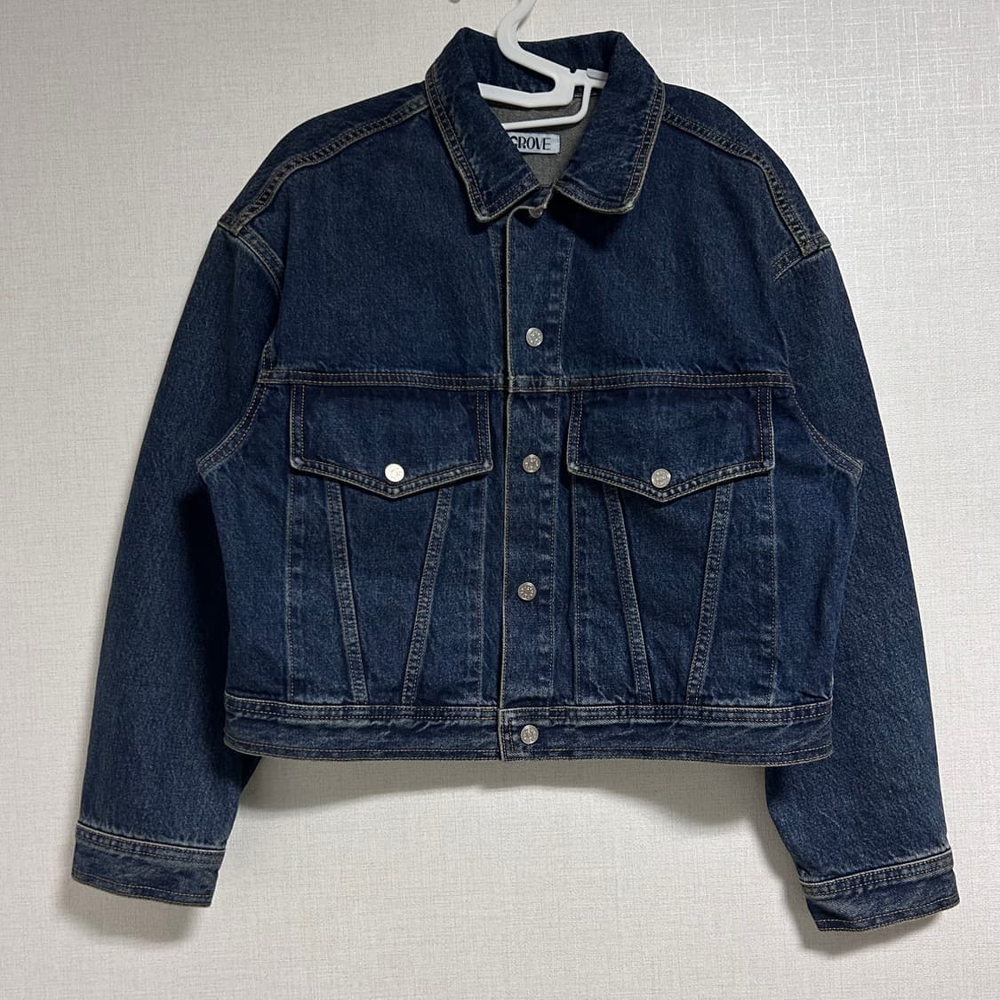 그로브 22FW 폴 데님 자켓 청자켓 블루  상품이미지8