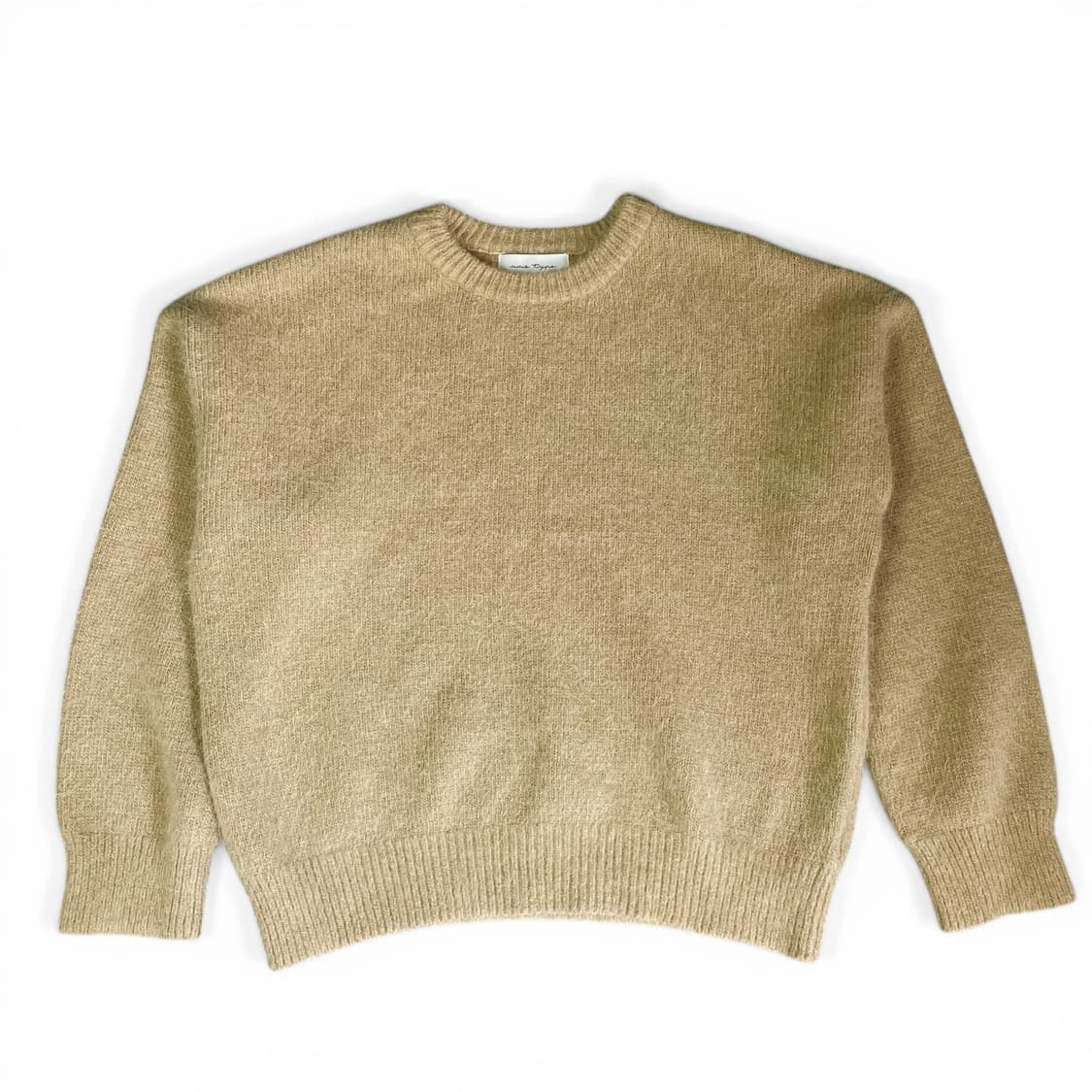 베이지 앙고라 니트 M 상품이미지1