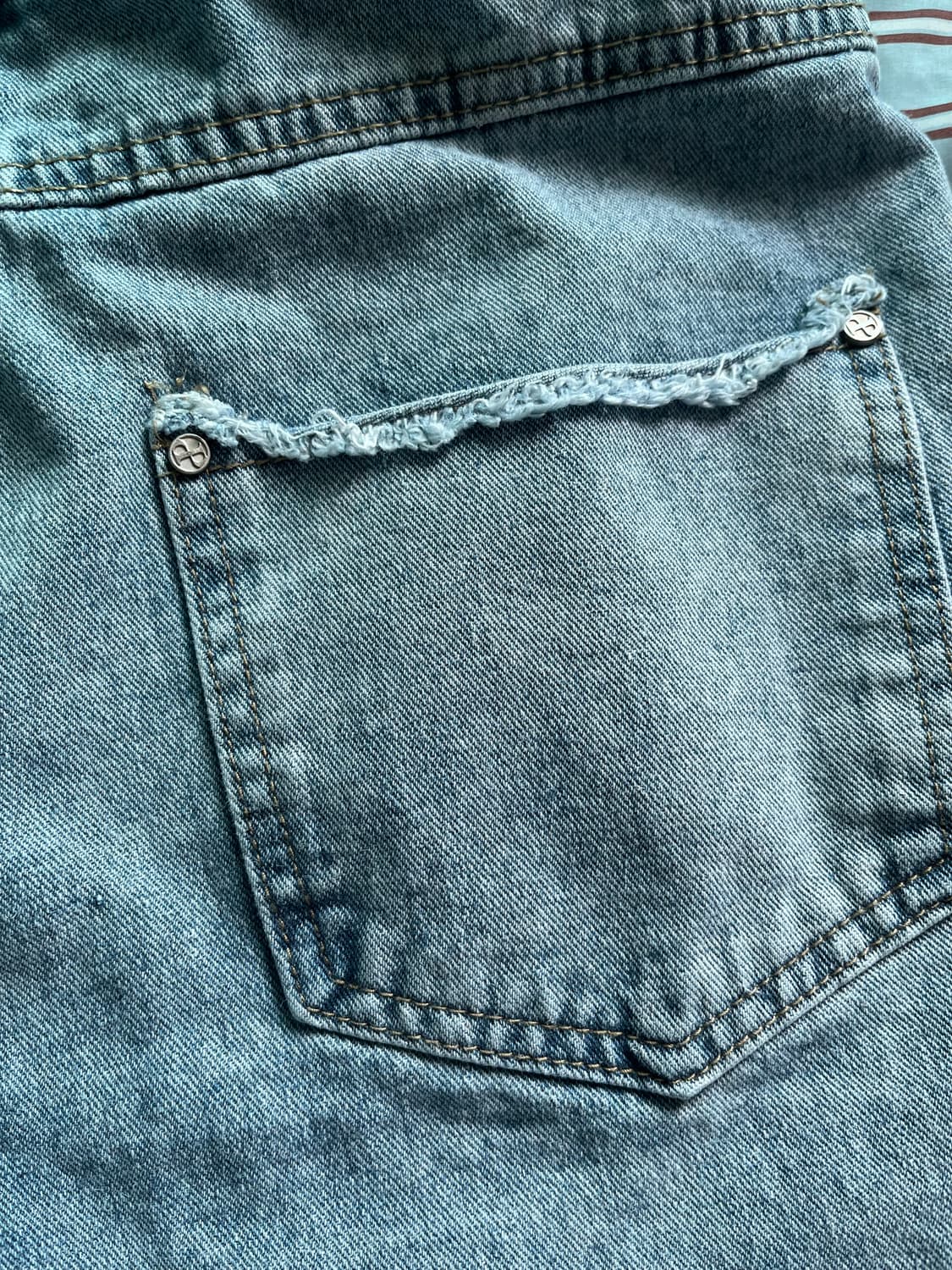 플리즈 프로젝트 폴드 데님 팬츠 상품이미지6