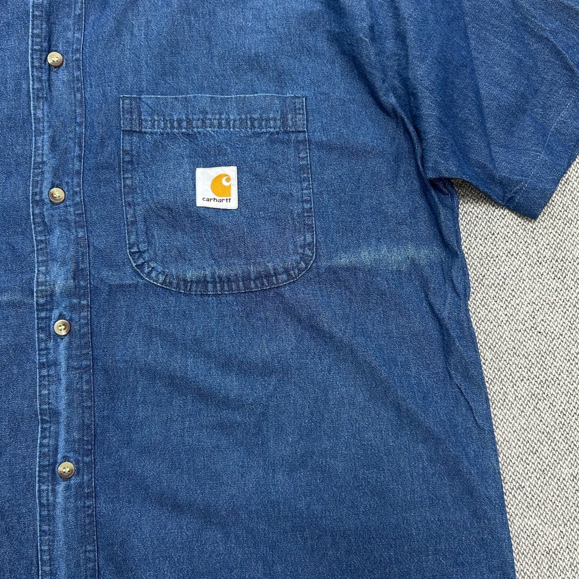 칼하트 페이딩 리메이크 데님셔츠(2XL) 상품이미지3