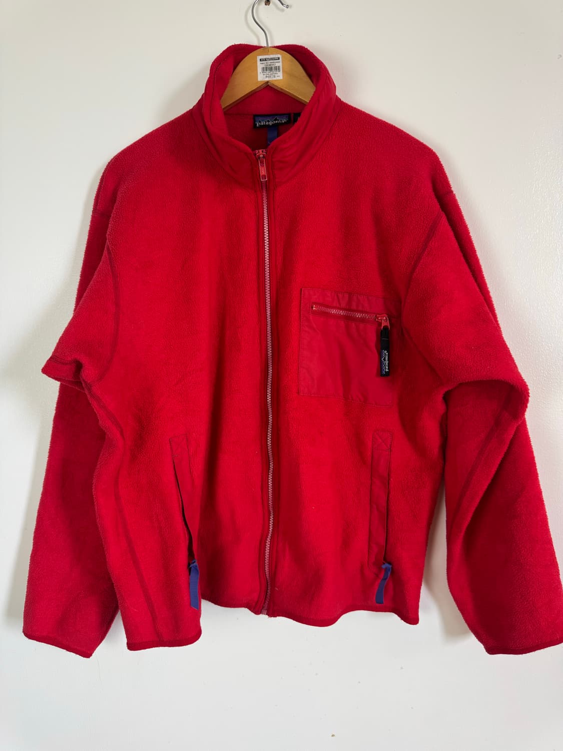 90년대 파타고니아 플리스 집업 가로지퍼 USA L사이즈 상품이미지1