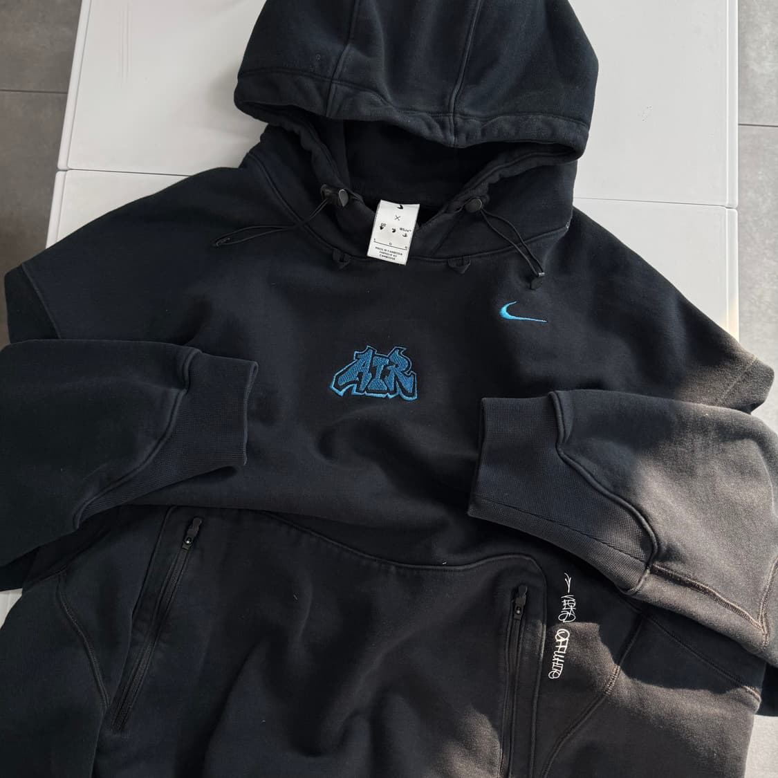 나이키X오프화이트 후드티 상품이미지1