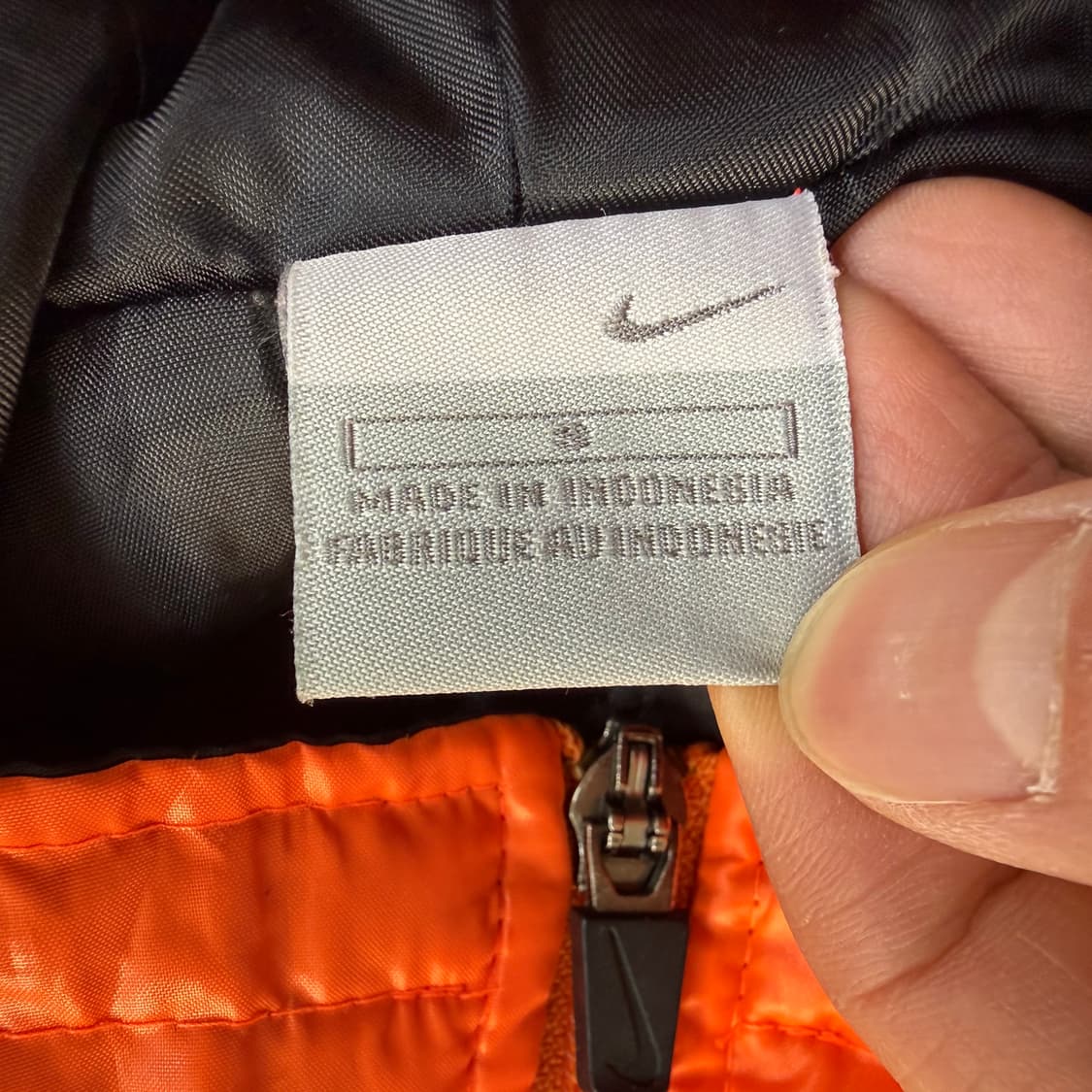 S 나이키 올드스쿨 오렌지 패딩 0319T 상품이미지3