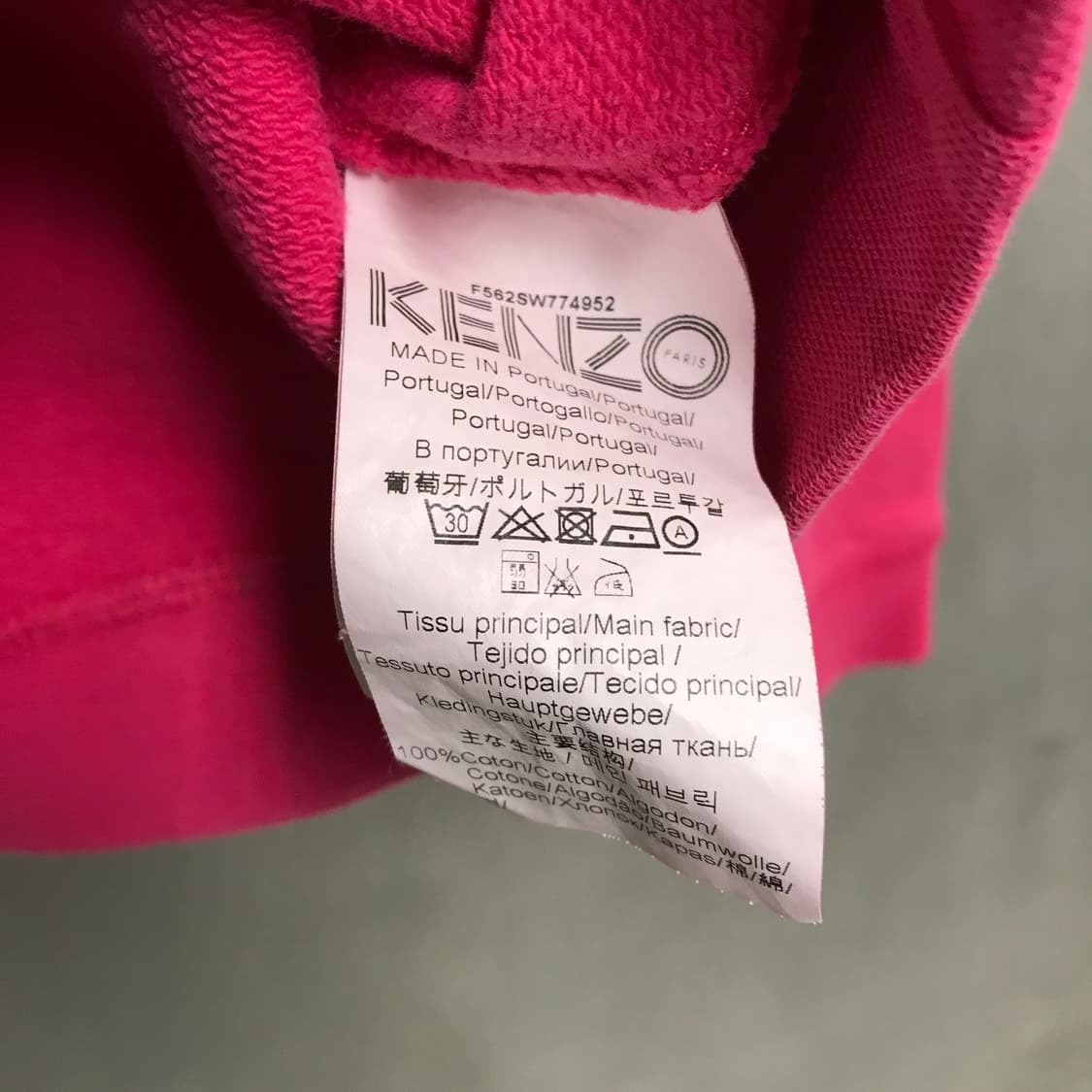 겐조 핑크 맨투맨 L(W) 상품이미지6