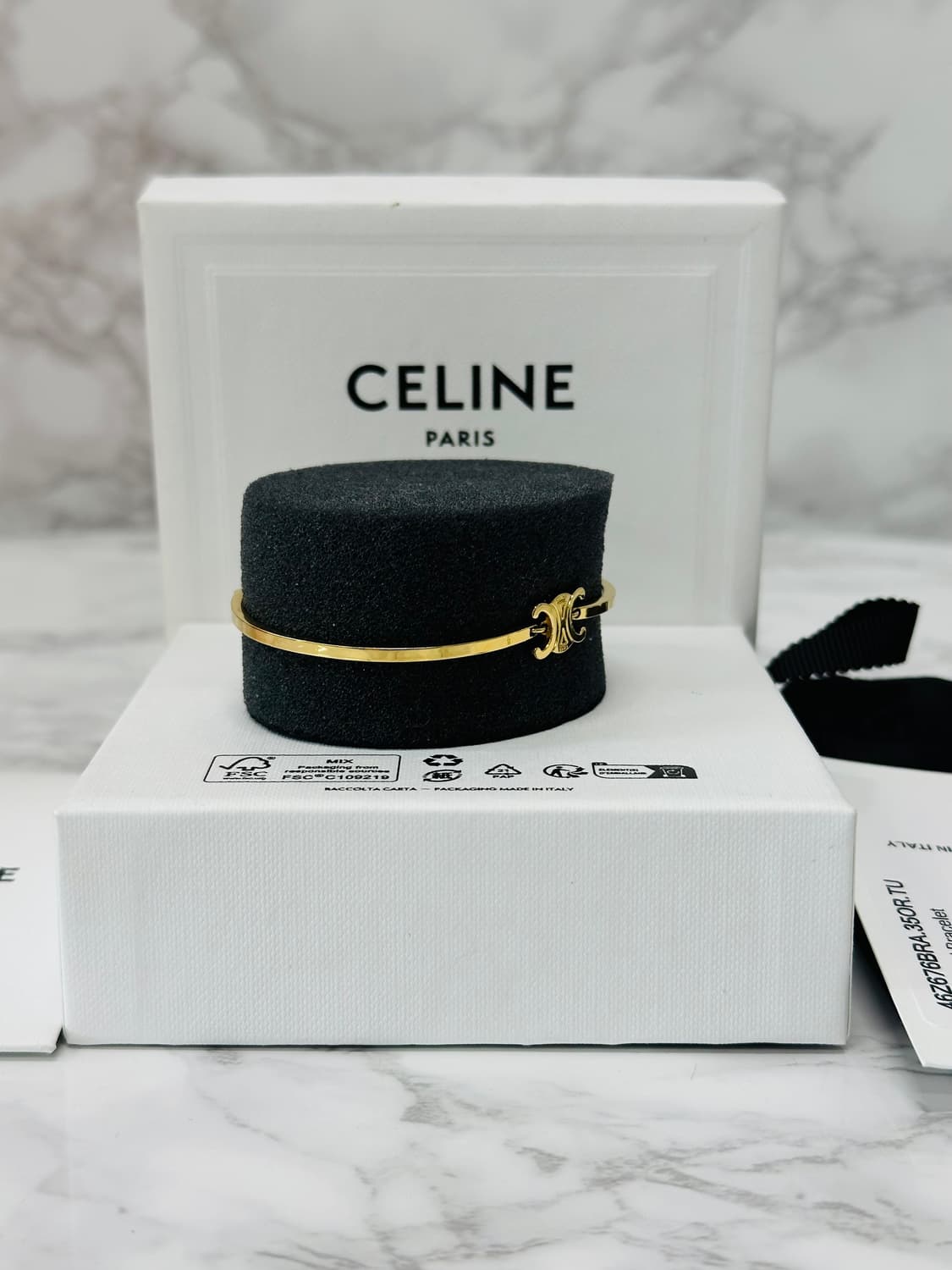 샐린느 트리옹프 팔찌 골드 상품이미지4