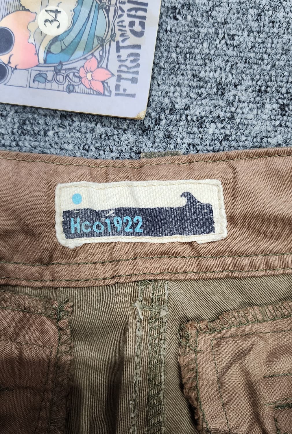 HCO 빈티지 카모플라쥬 탄창 Y2K 카고 팬츠 34 상품이미지6