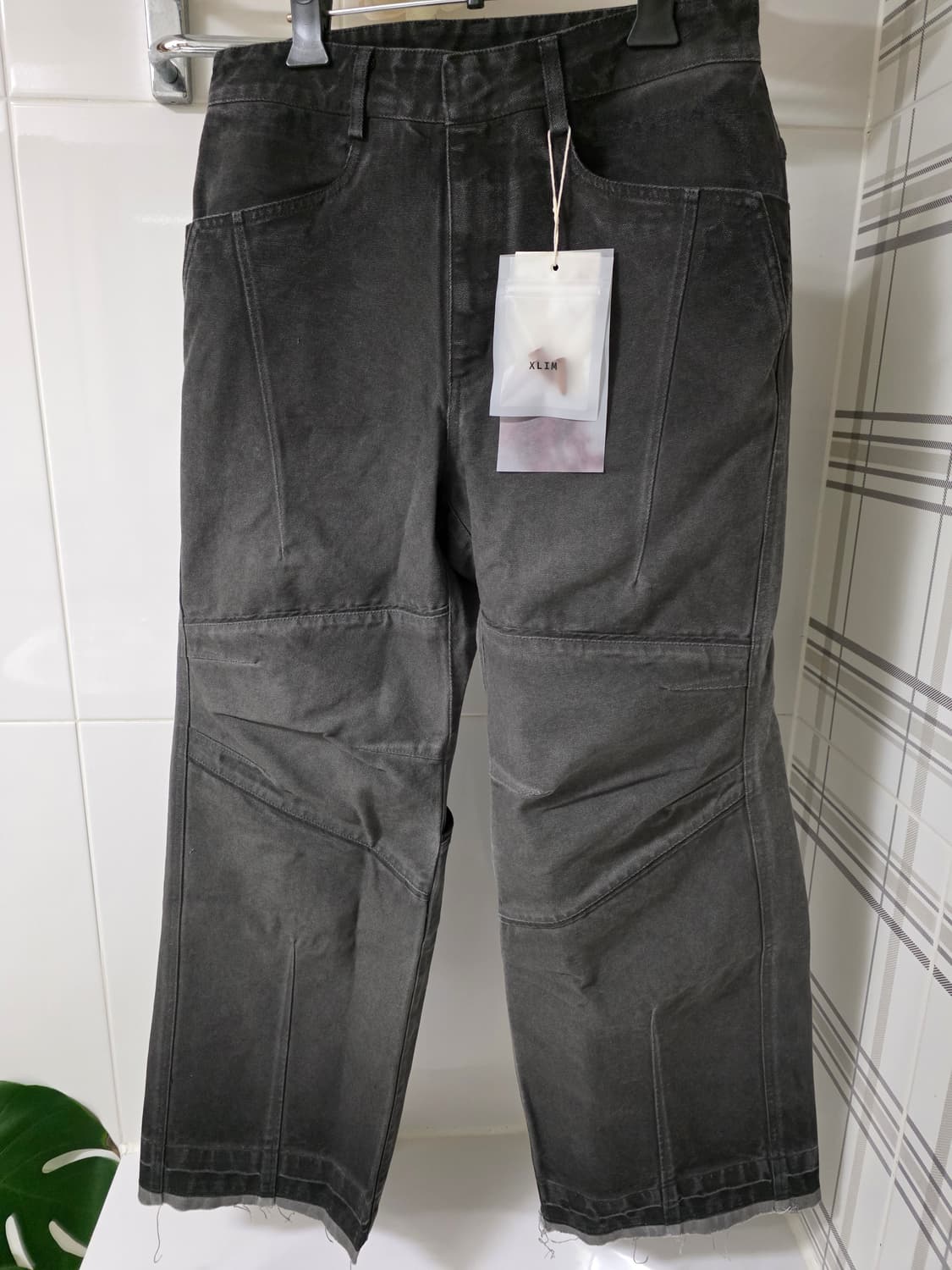 엑슬림 xlim ep.8 01 트라우저 블랙 S 상품이미지1