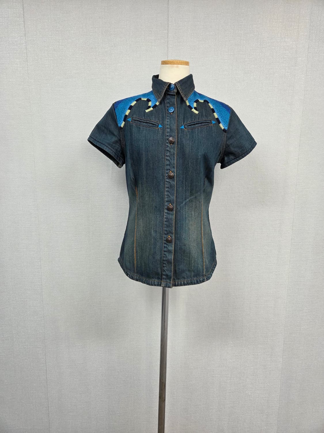 오일릴리   데님셔츠 상품이미지1