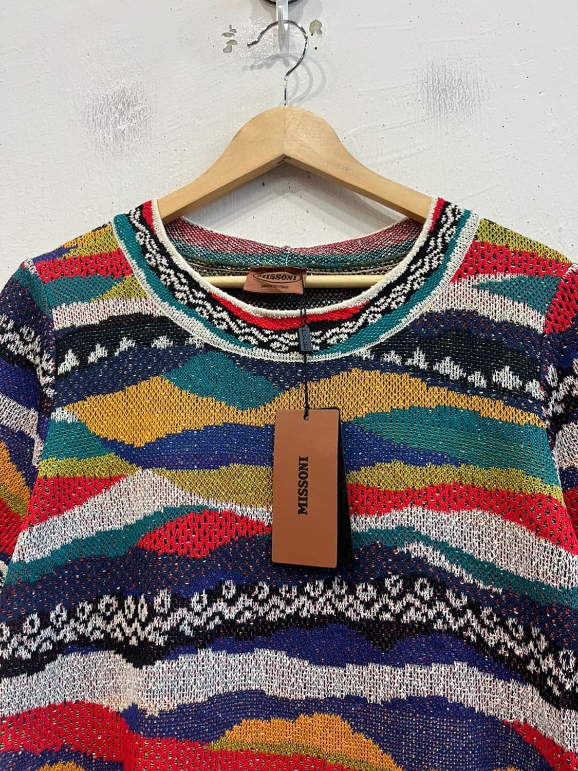 미쏘니 반팔 탑 택달린 미사용품 Made in ITALY 상품이미지2