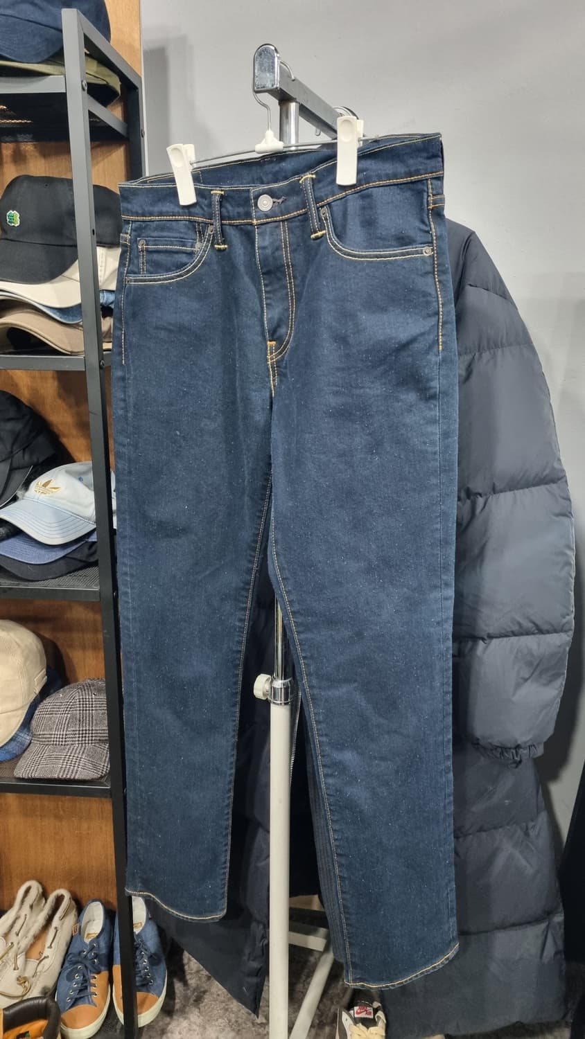 리바이스 슬림(511) 진청 윈터 데님진(안감기모) 32사이즈 상품이미지1