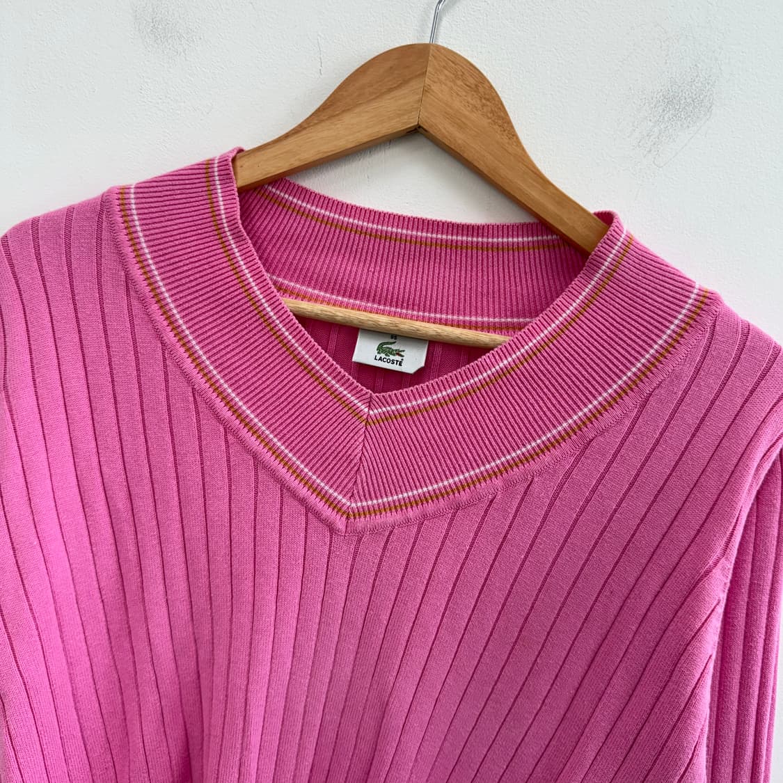 [95] 라코스테 빈티지 크리켓 브이넥 니트 3692 상품이미지3