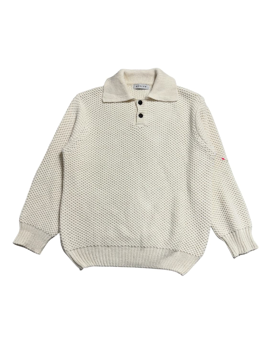 비슬로우 카라 니트 아이보리 상품이미지2