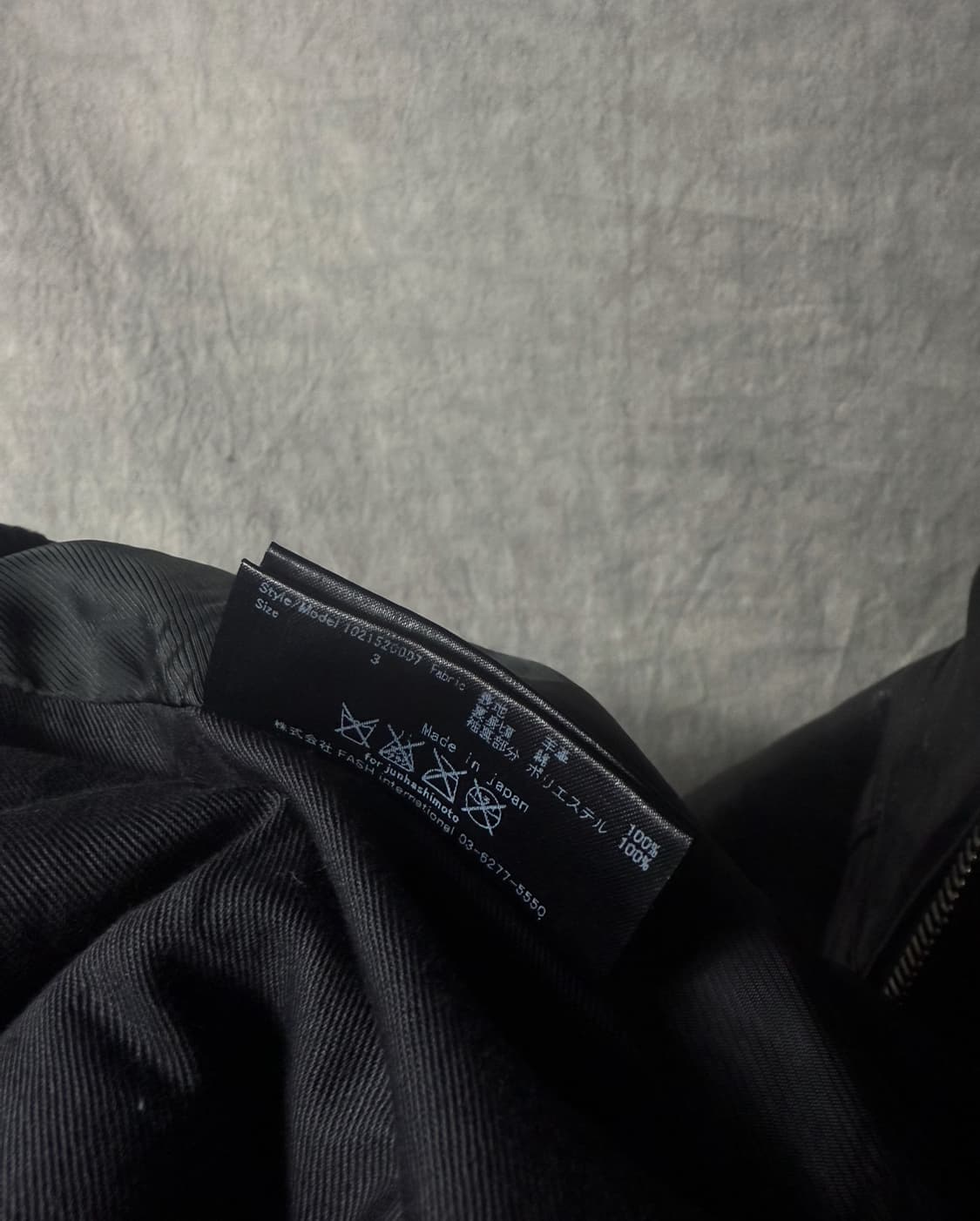 Junhashimoto Asymmetric Zip Leather Jack 상품이미지10