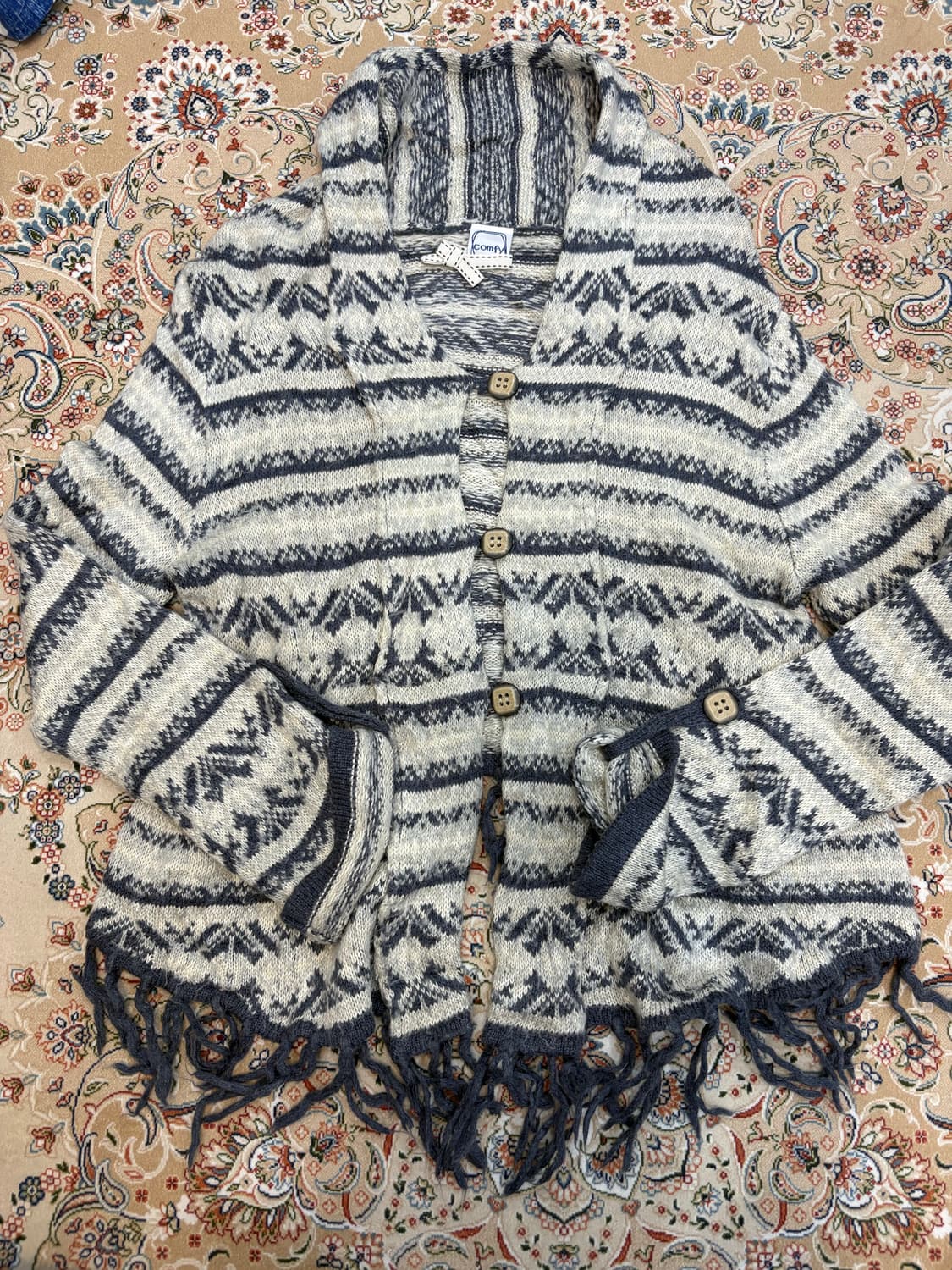 망토 니트가디건 상품이미지2