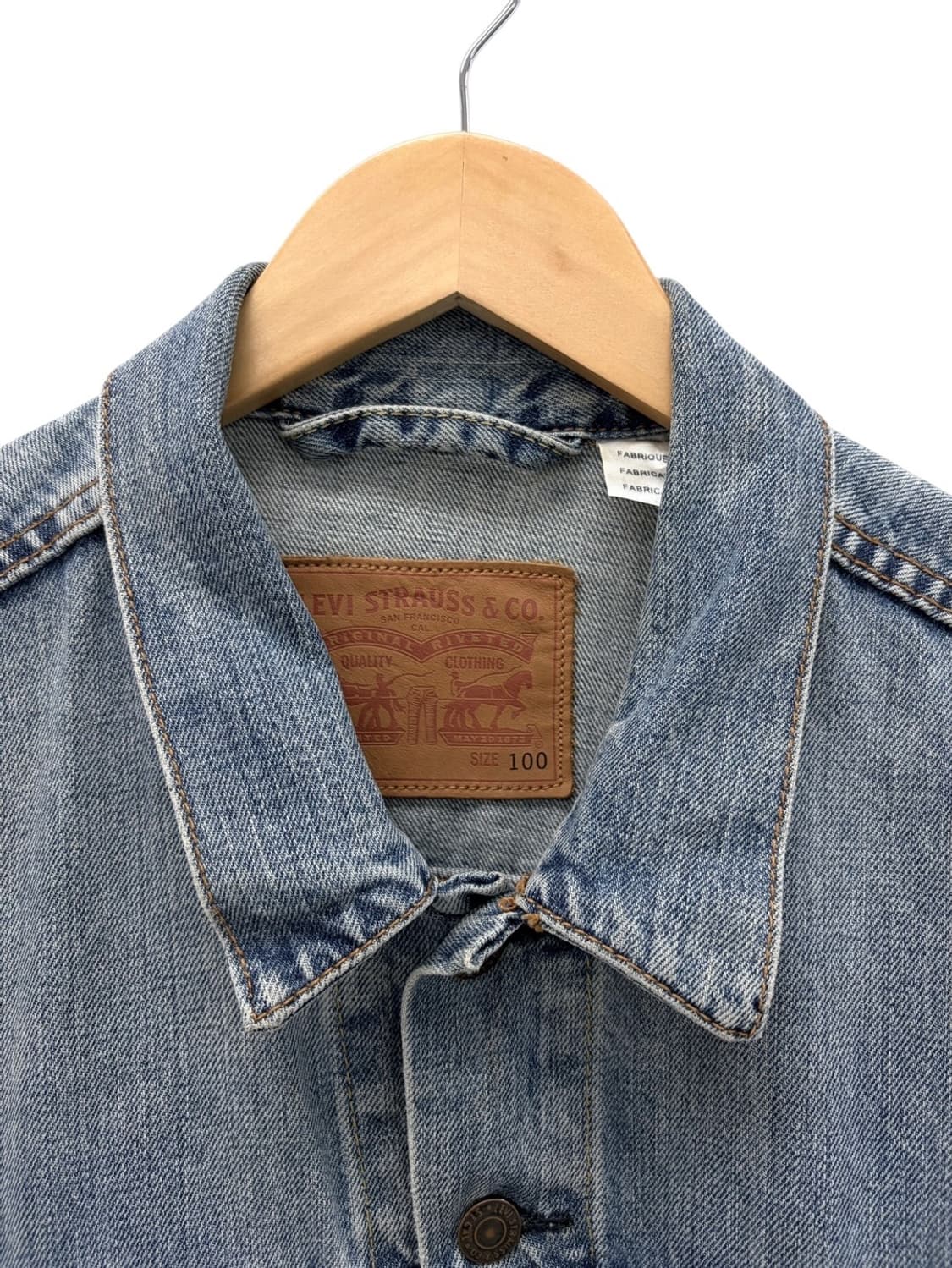 리바이스 3세대 청자켓 데님자켓 (L) 상품이미지3