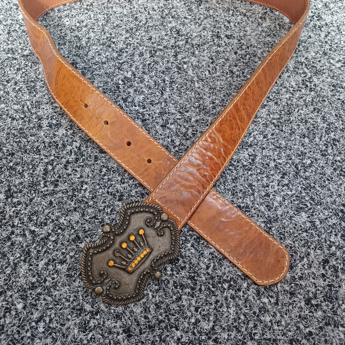 빈티지 왕관 벨트 상품이미지3