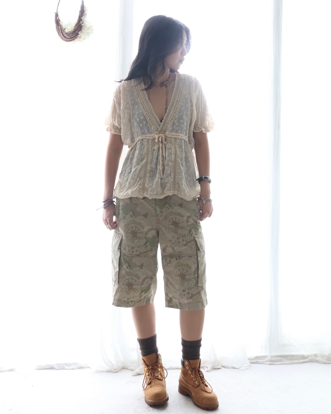 [Tsumori Chisato] Mixed Texture Blouse 상품이미지5