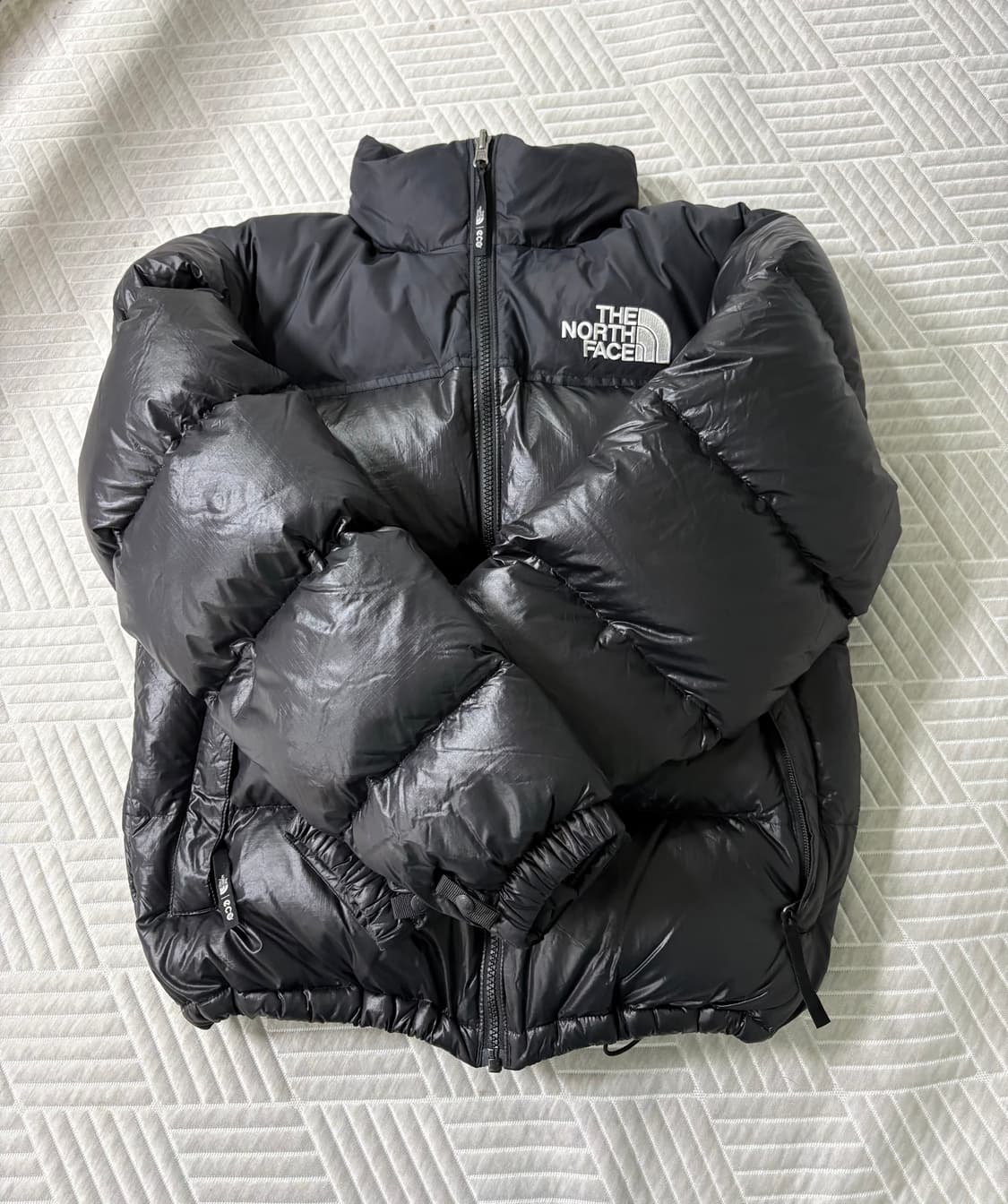 (실착1회)노스페이스 1996에코 눕시 패딩 블랙 공용S(90) 상품이미지1
